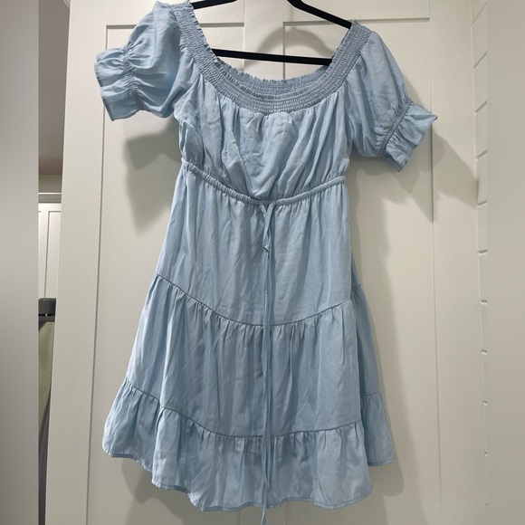 Le Lis Dresses & Skirts - Le Lis Off the Shoulder Powder Blue size M dress